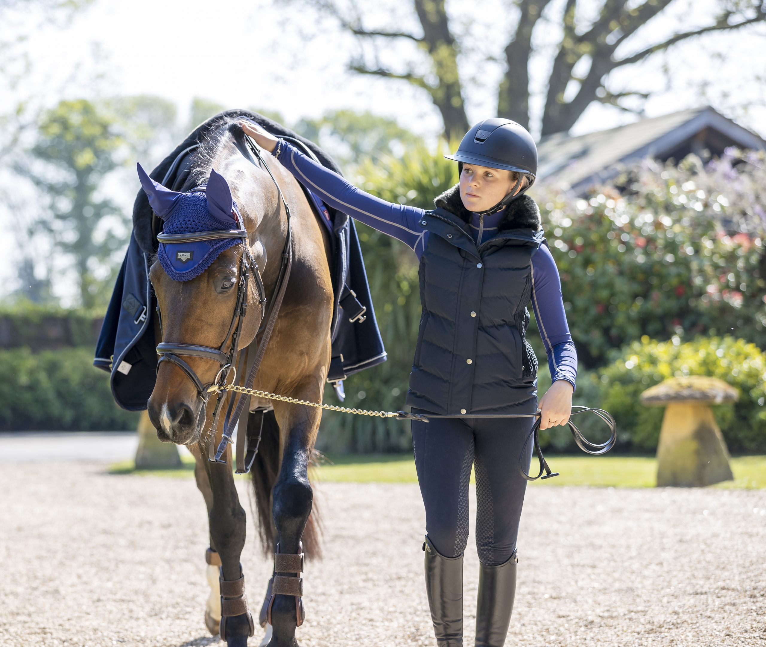 wintercollectie lemieux loire bodywarmer navy