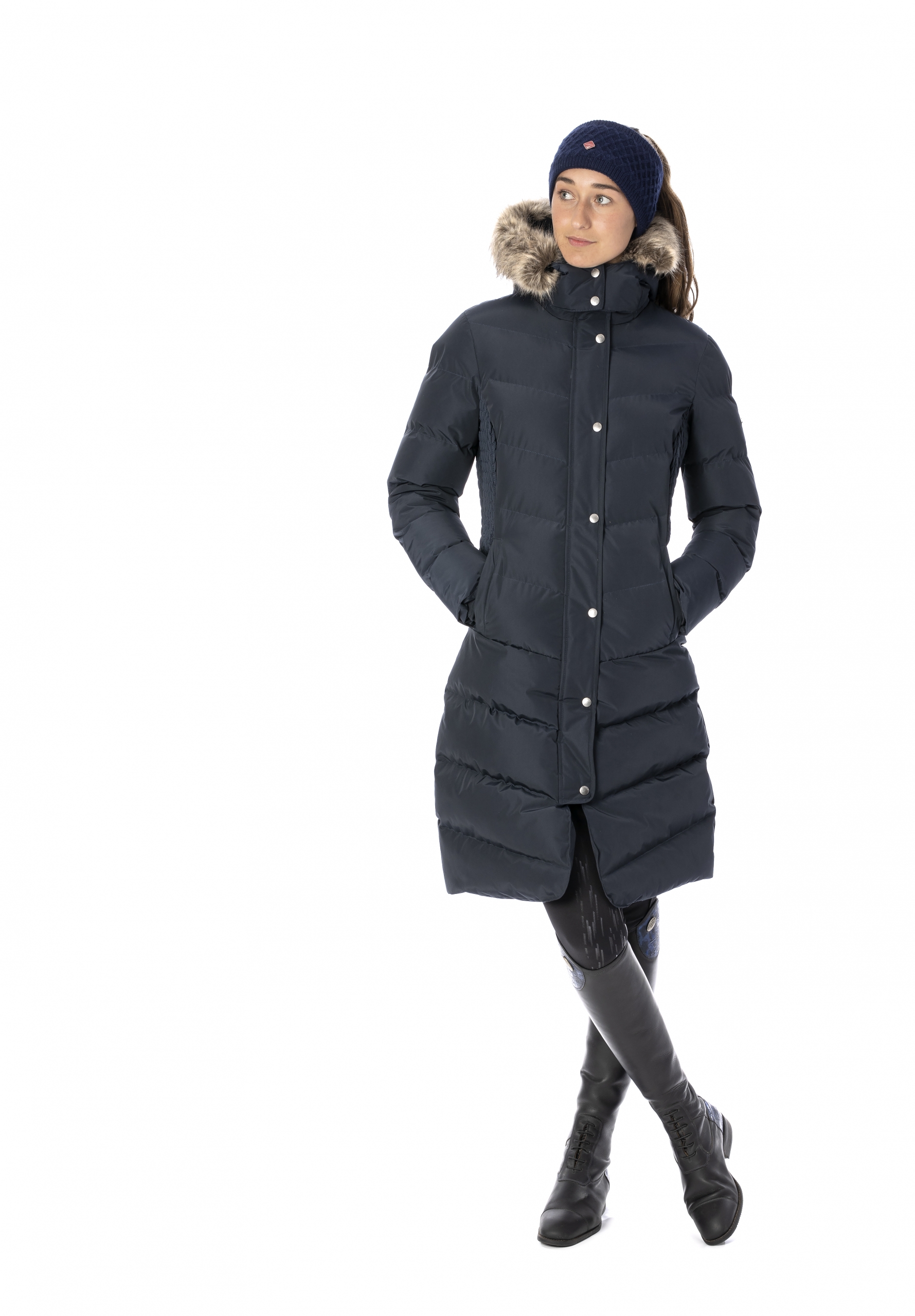 wintercollectie lemieux long riding coat