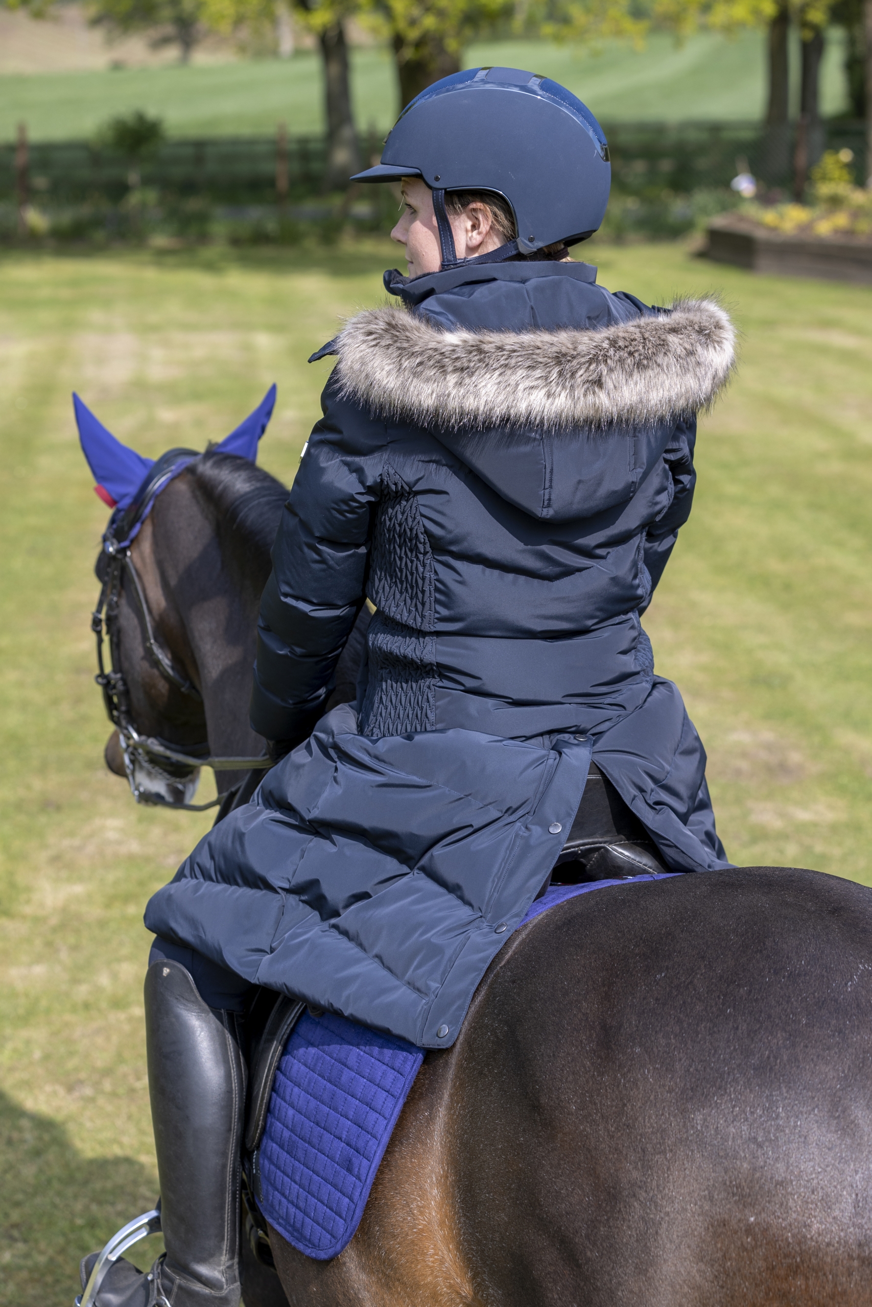 wintercollectie lemieux long riding coat