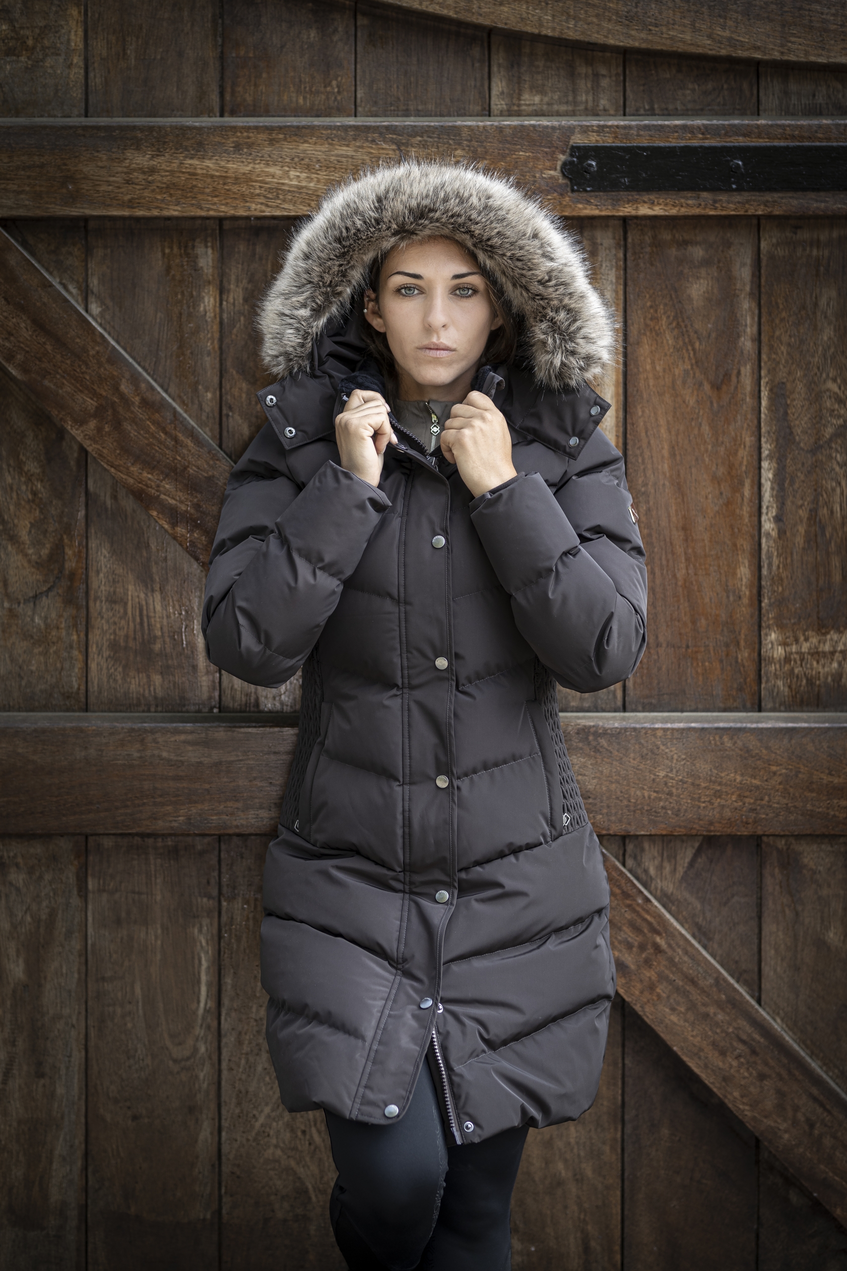 wintercollectie lemieux three quarter coat mocha